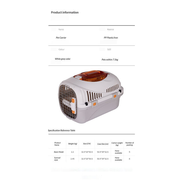 Cage de transport pour animaux de compagnie type flight case