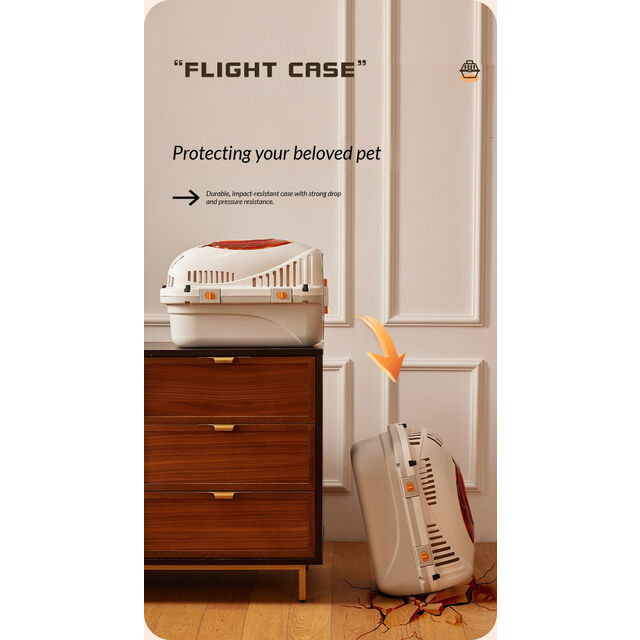 Cage de transport pour animaux de compagnie type flight case