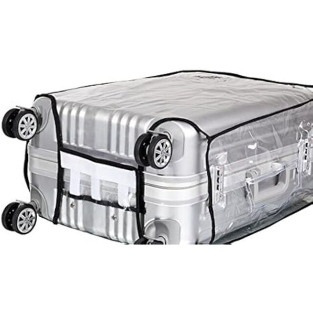 Funda de Equipaje Impermeable de PVC Transparente - Ajuste Universal para Maletas de 20-30 Pulgadas, Protector Duradero para Equipaje con Ruedas