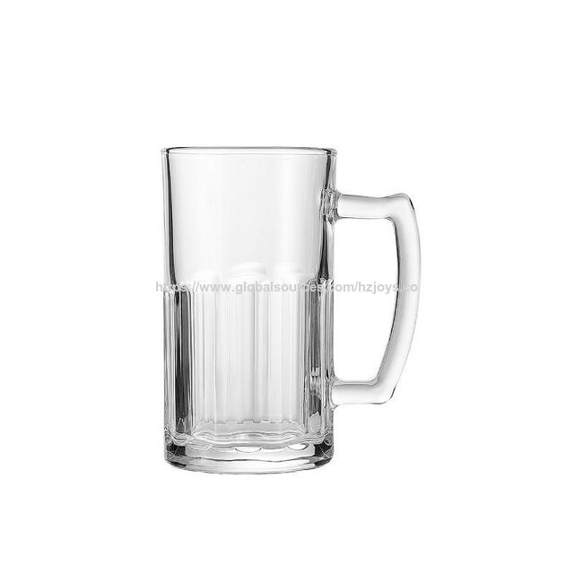 Verre à Bière Artisanale Grande Capacité Design Créatif - Pichet à Bière Épais