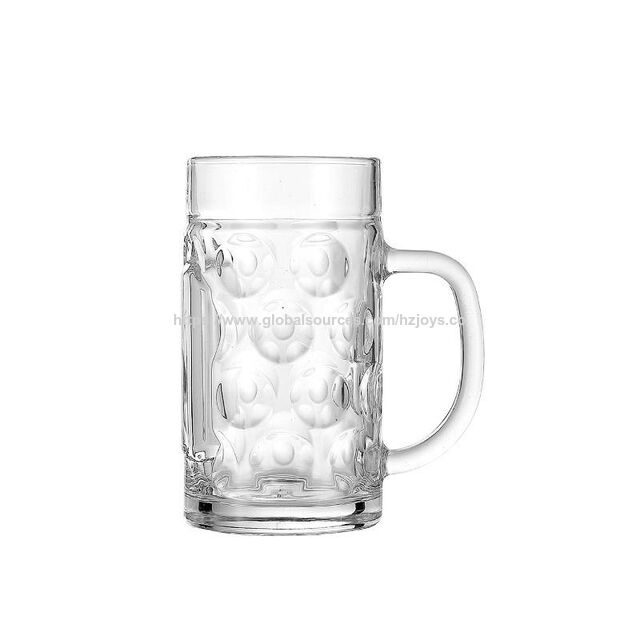 Verre à Bière Artisanale Grande Capacité Design Créatif - Pichet à Bière Épais