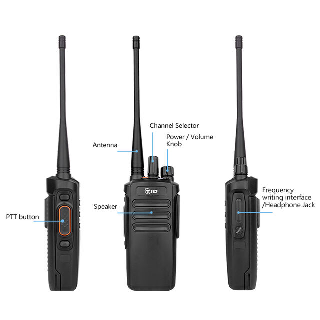 راديو تناظري UHF عالي الطاقة بعيد المدى TID TD-V900، بطارية 2500 مللي أمبير في الساعة، IP67، VOX، جهاز اتصال لاسلكي احترافي محمول باليد
