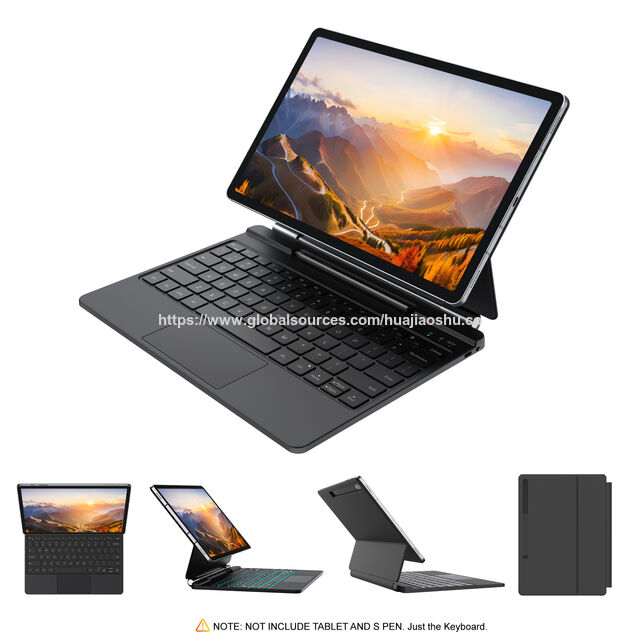 Housse de Clavier Flottante Multi-Angle avec Trackpad Haute Fréquence et Mode Dex pour Samsung Tab S10+ S9FE+ S9+ S8+ S7FE S7+