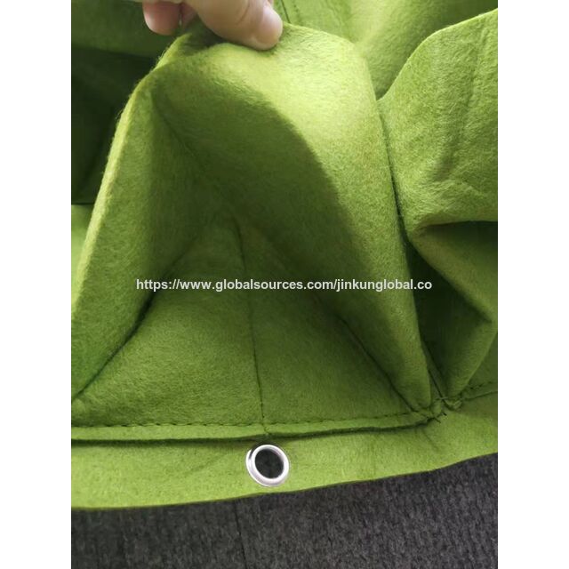 Bolsas de Cultivo Verticales Colgantes de Fieltro Transpirable - Bolsillos Reutilizables para Colgar Plantas en la Pared para Jardín Exterior y Decoración Interior del Hogar
