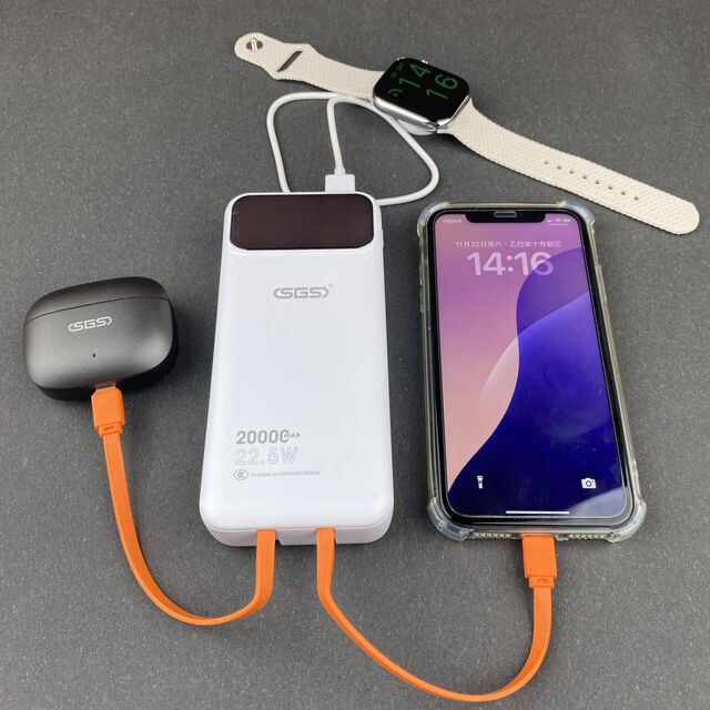 Batterie Externe 20000mAh Haute Capacité avec Charge Rapide à Prix Direct Usine
