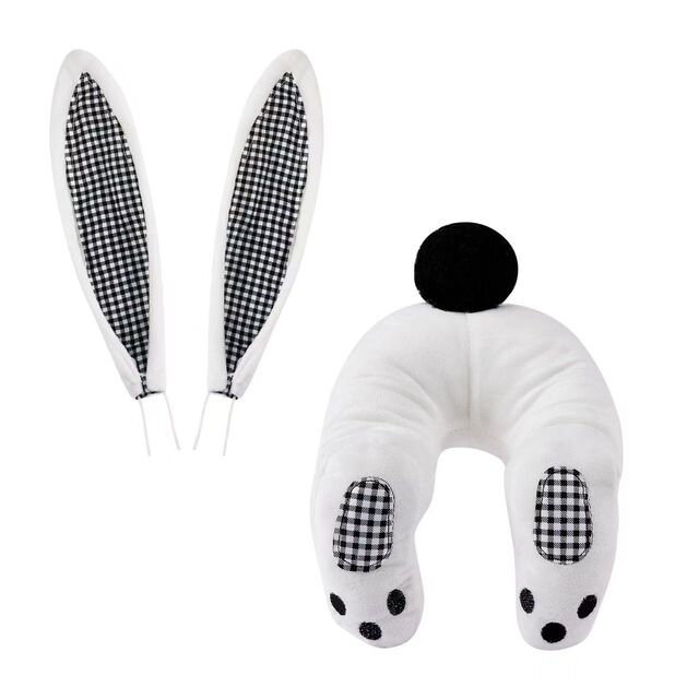 Couronnes de lapin de Pâques, couronnes décoratives de Pâques, produits prêts à l'emploi de l'usine pour les accessoires de centres commerciaux et de salons et pour accrocher au mur
