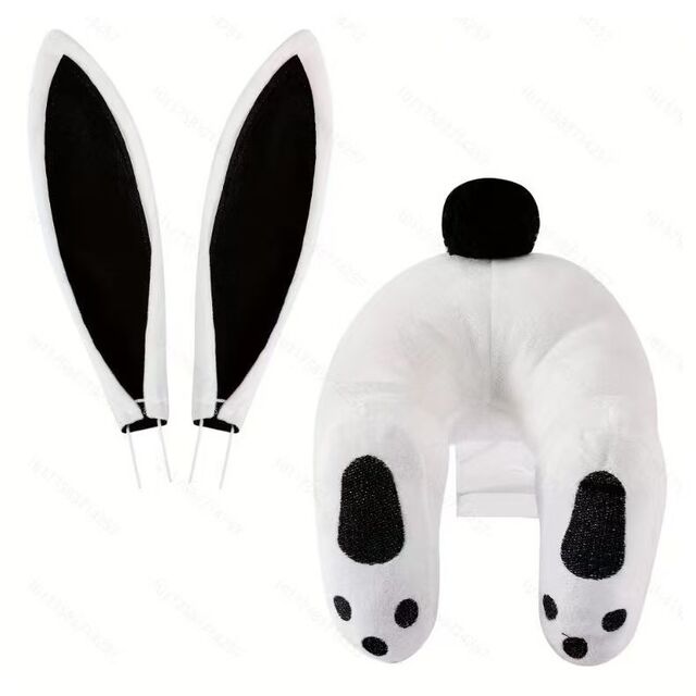 Couronnes de lapin de Pâques, couronnes décoratives de Pâques, produits prêts à l'emploi de l'usine pour les accessoires de centres commerciaux et de salons et pour accrocher au mur