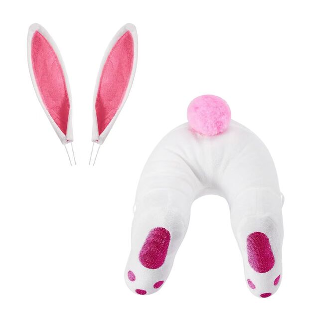 Couronnes de lapin de Pâques, couronnes décoratives de Pâques, produits prêts à l'emploi de l'usine pour les accessoires de centres commerciaux et de salons et pour accrocher au mur