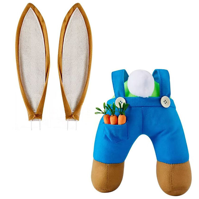 Couronnes de lapin de Pâques, couronnes décoratives de Pâques, produits prêts à l'emploi de l'usine pour les accessoires de centres commerciaux et de salons et pour accrocher au mur