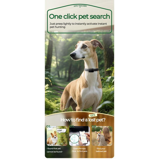 TCM10 Traceur GPS Intelligent pour Animaux de Compagnie