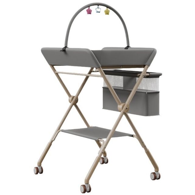 Table à langer multifonctionnelle pour bébés, soins des nouveau-nés, change de couches, pliable et hauteur réglable - Idéal pour les grossistes et distributeurs de produits pour bébés