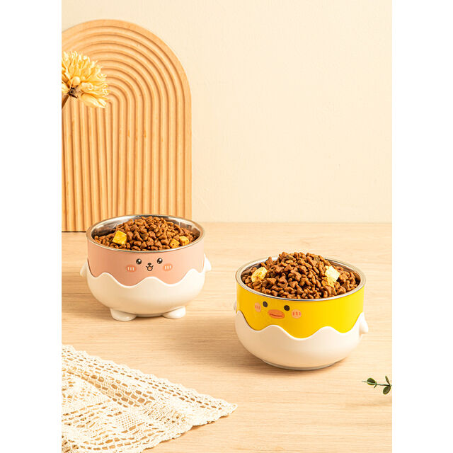 Gamelle Simple pour Animaux de Compagnie Canard Jaune
