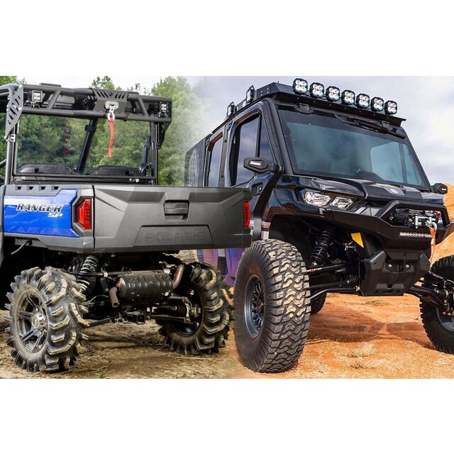 Hochwertiges Polaris Ranger Nutzfahrzeug, gebaut für anspruchsvolles Gelände mit Komfort und Geschwindigkeit. Jetzt kaufen für schnelle Lieferung.