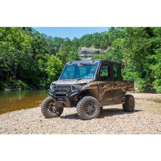 Hochwertiges Polaris Ranger Nutzfahrzeug, gebaut für anspruchsvolles Gelände mit Komfort und Geschwindigkeit. Jetzt kaufen für schnelle Lieferung.