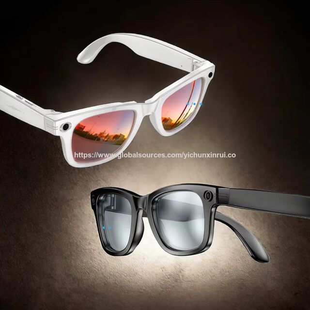 Neue KI-Smart-Brille 8.0MP Tragbare Videoaufnahme 1080P Kamera Automatische Erkennungsübersetzung Sprachanruf Sonnenbrille