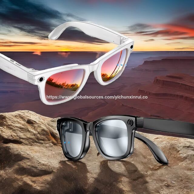 Neue KI-Smart-Brille 8.0MP Tragbare Videoaufnahme 1080P Kamera Automatische Erkennungsübersetzung Sprachanruf Sonnenbrille