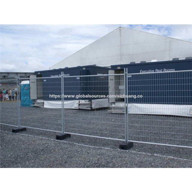 Panel de Valla Temporal Portátil - Solución de Cercado Móvil para Construcción y Eventos