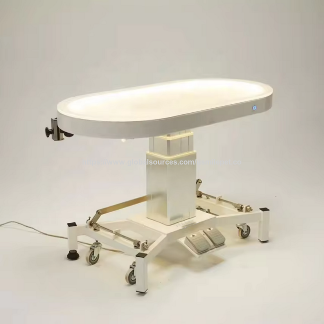 USMILEPET Neuer Design Professioneller LED Elektrischer Hubtisch für Tierpflege Elektrisch Beleuchteter Tierpflegetisch für Hunde