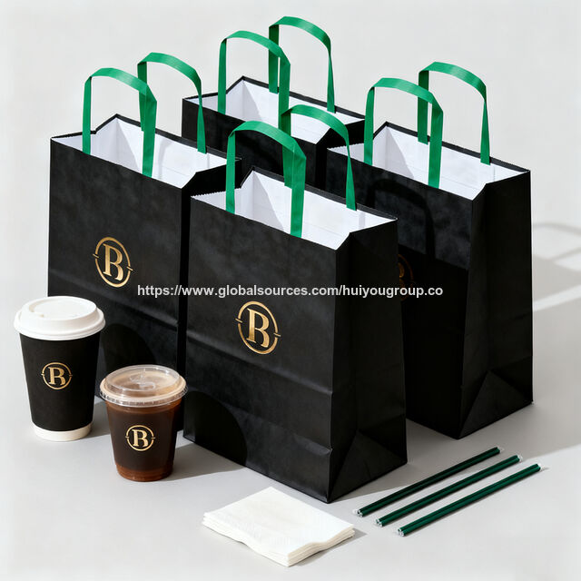 Bolsa de Papel Kraft Marrón de Alta Demanda para Compras y Regalos, con Logotipo Personalizado