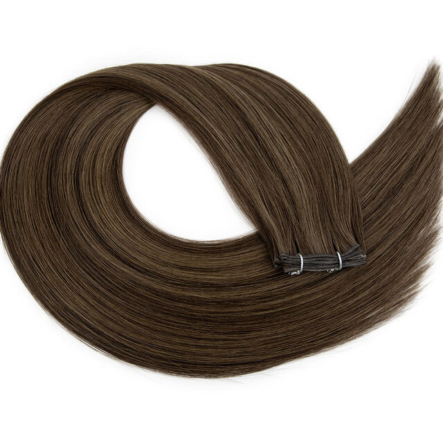 Extensões de Cabelo Balayage Loiro de Alta Qualidade 100% Humano com Trama Invisível e Dupla Tração