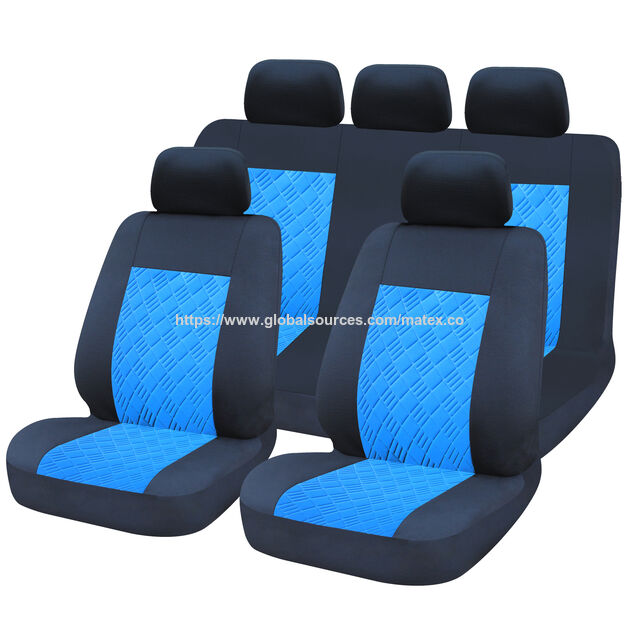 Housse de Siège Auto en Polyester Écologique Certifiée GRS avec Motif Imprimé, Résistante aux Taches et Compatible avec les Airbags Latéraux