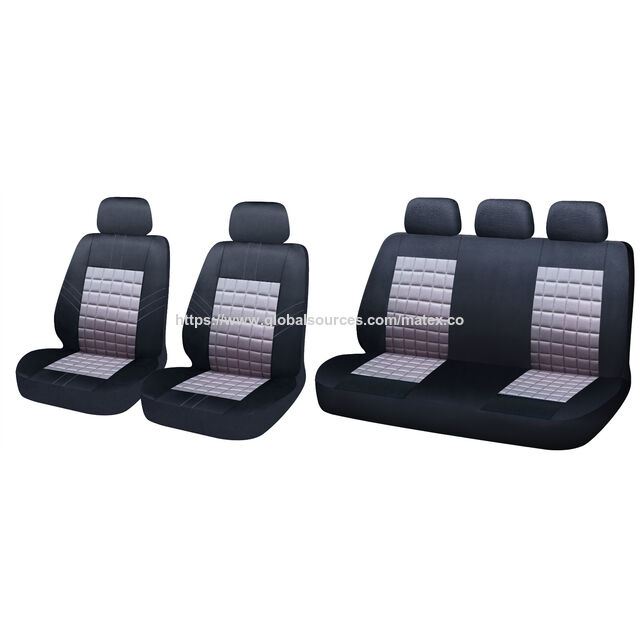Housse de Siège Auto en Polyester Écologique Certifiée GRS avec Motif Imprimé, Résistante aux Taches et Compatible avec les Airbags Latéraux