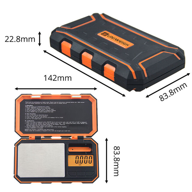 Digitale Taschenwaagen, Mini-Elektronikwaagen, Hochpräzise Waagen