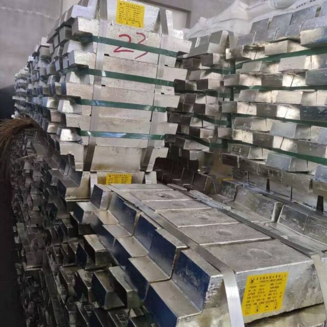 Lingot d'étain standard d'exportation en gros directement du fabricant pour le marché mondial