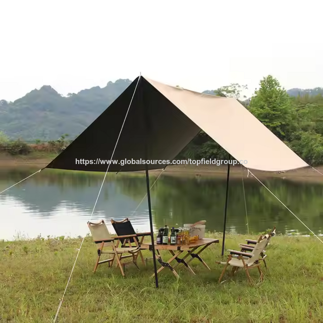 Lona de Camping para Exterior, Abrigo de Barraca, Coberturas para Piquenique, Toldo de Sombra, Abrigo, Tenda de Lona, Barracas de Camping, Rede, Tenda de Toldo de Lona para Praia