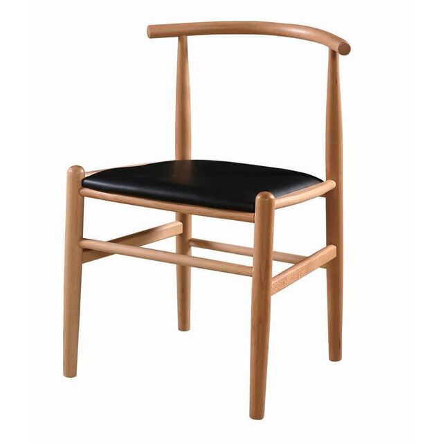 Taburete alto y silla de bar de madera maciza de roble de estilo americano contemporáneo de alta calidad con ratán para mesa de comedor