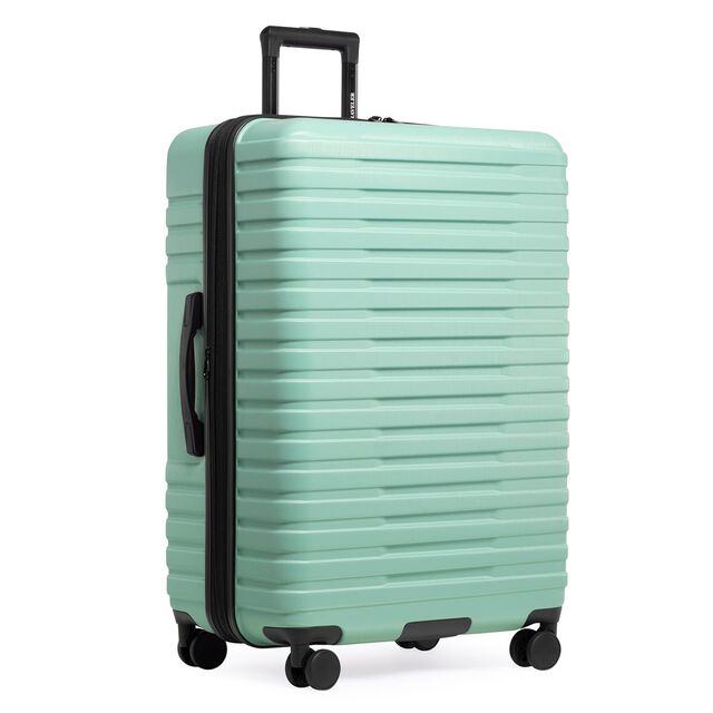 Valise Spinner Rigide Premium avec Poignée en Aluminium, Valise Grande Taille Durable de 30 Pouces avec Roues à 360°, Élégante et Légère
