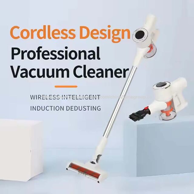 Home 2 in 1 Carbon Fiber Brush Head Dust Mite Removal Factory Cordless Stick Vacuum Cleaner for Hair Dust