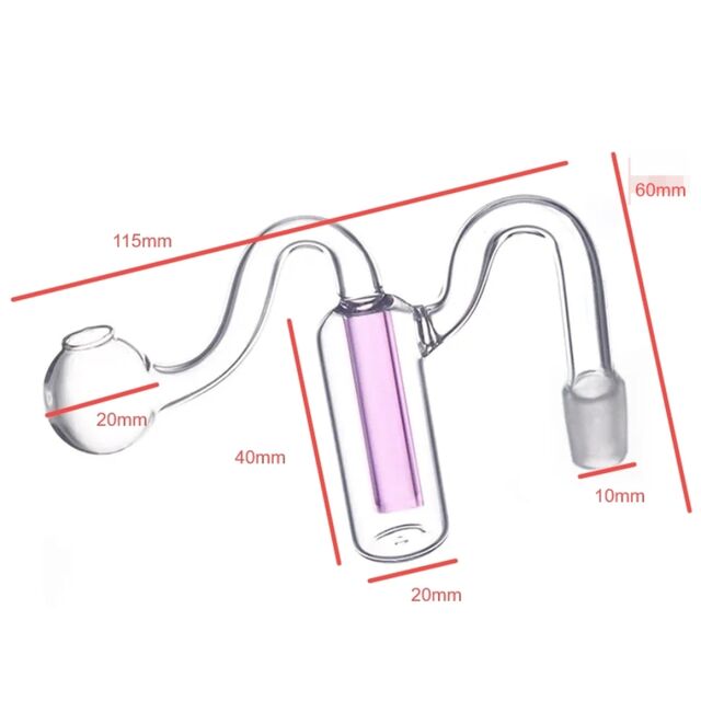 Oil Burner Glass Filter Wholesale | Borosilicate Bubbler with Multi-Color Core Factory Direct Food-Grade | Factory Price Best sell