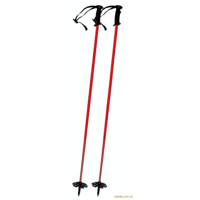 Bâtons de Ski Alpin en Fibre de Carbone Ultra Légers Personnalisés avec Logo et Couleur Sur Mesure, Poignée en Liège Durable, ODM OEM