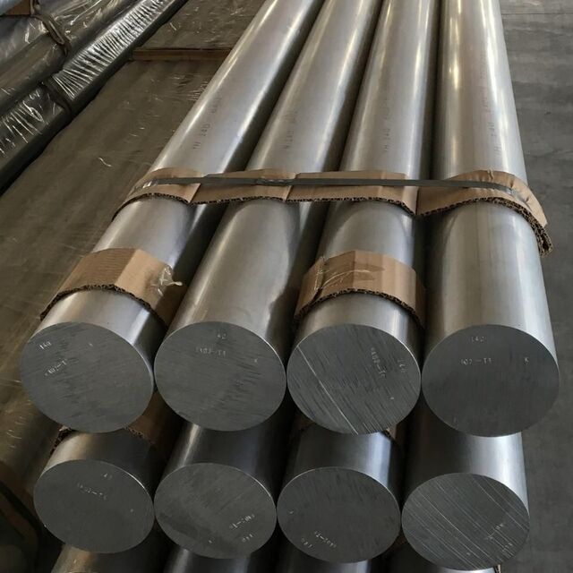 Barra e haste redonda de alumínio 7050 6061 de alta resistência para fabricação aeroespacial e automotiva