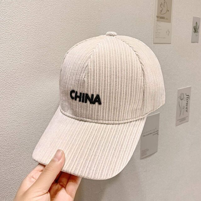 Atacado Novo Estilo Alta Qualidade Veludo Cotelê Chapéus de Golfe de Inverno Esportes Ao Ar Livre OEM Aba Curva Gorras Chapéu de Veludo Cotelê