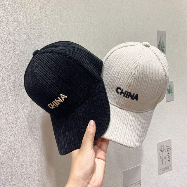 Atacado Novo Estilo Alta Qualidade Veludo Cotelê Chapéus de Golfe de Inverno Esportes Ao Ar Livre OEM Aba Curva Gorras Chapéu de Veludo Cotelê
