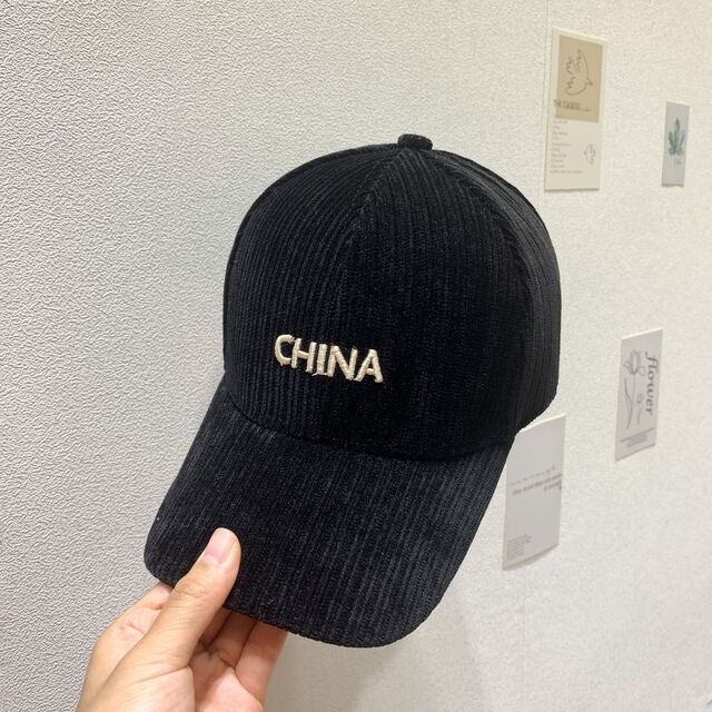 Atacado Novo Estilo Alta Qualidade Veludo Cotelê Chapéus de Golfe de Inverno Esportes Ao Ar Livre OEM Aba Curva Gorras Chapéu de Veludo Cotelê