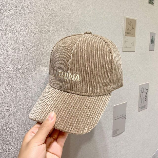 Atacado Novo Estilo Alta Qualidade Veludo Cotelê Chapéus de Golfe de Inverno Esportes Ao Ar Livre OEM Aba Curva Gorras Chapéu de Veludo Cotelê