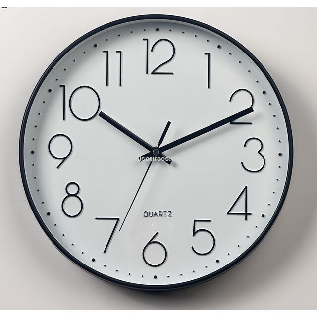Minimalistische 3D-Zahlen Wanduhr, moderne, geräuschlose Uhr für Zuhause, Direktvertrieb ab Werk, Quarz-Uhr mit leichtem Luxus-Metallrahmen