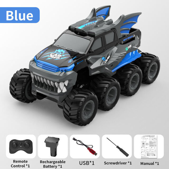 JJRC Voiture RC Sans Fil 2.4G Nouvelle Transfrontalière Huit Roues Motrices Tout Terrain Étanche Véhicule Tout-Terrain Jouet pour