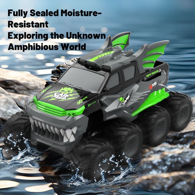 JJRC Voiture RC Sans Fil 2.4G Nouvelle Transfrontalière Huit Roues Motrices Tout Terrain Étanche Véhicule Tout-Terrain Jouet pour
