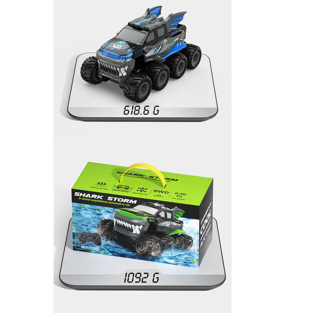 JJRC Voiture RC Sans Fil 2.4G Nouvelle Transfrontalière Huit Roues Motrices Tout Terrain Étanche Véhicule Tout-Terrain Jouet pour