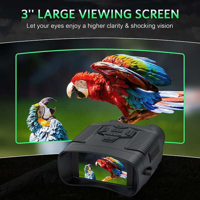 جهاز مناظير الرؤية الليلية الرقمية NVI800 بدقة 4K HD 850 نانومتر، رؤية ليلية بالأشعة تحت الحمراء، تكبير 6X، نظارات رؤية ليلية للصيد في الهواء الطلق، رؤية كاملة في الظلام، 300 متر