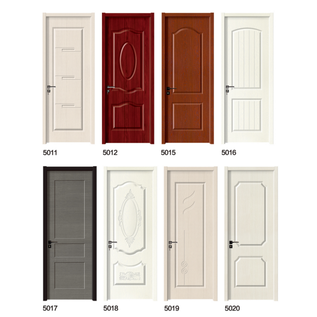 Puerta Principal de Entrada Exterior de Madera Maciza de Lujo, de Alta Calidad y Diseño Personalizado para Villas y Casas