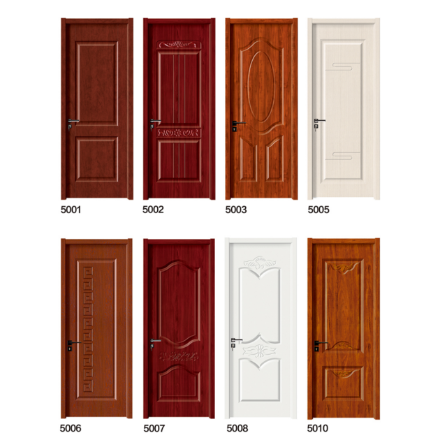 Puerta Principal de Entrada Exterior de Madera Maciza de Lujo, de Alta Calidad y Diseño Personalizado para Villas y Casas