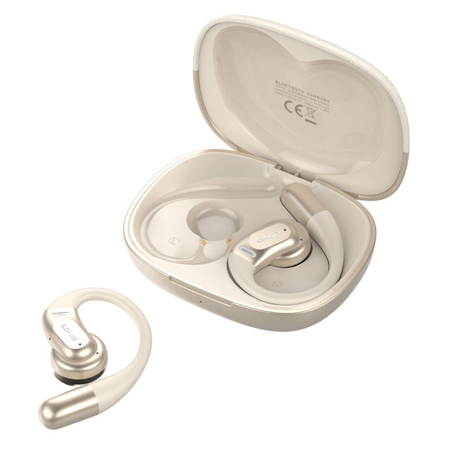 LDNIO T12 Nouveaux Écouteurs à Conduction Osseuse à Oreille Ouverte, Bluetooth 5.4, 6H d'Autonomie, Résistants à la Transpiration, Parfaits pour la Course/les Jeux/l'Entraînement