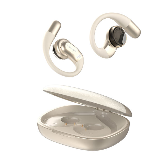 LDNIO T12 Nouveaux Écouteurs à Conduction Osseuse à Oreille Ouverte, Bluetooth 5.4, 6H d'Autonomie, Résistants à la Transpiration, Parfaits pour la Course/les Jeux/l'Entraînement