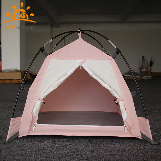 Tente d'Intérieur Personnalisée d'Usine pour Petits Animaux de Compagnie, Résistante au Froid, Chaude, Pliable, Facile à Installer, Utilisation Quatre Saisons, Matériau en Coton TC 210D, Tente pour Animaux de Compagnie