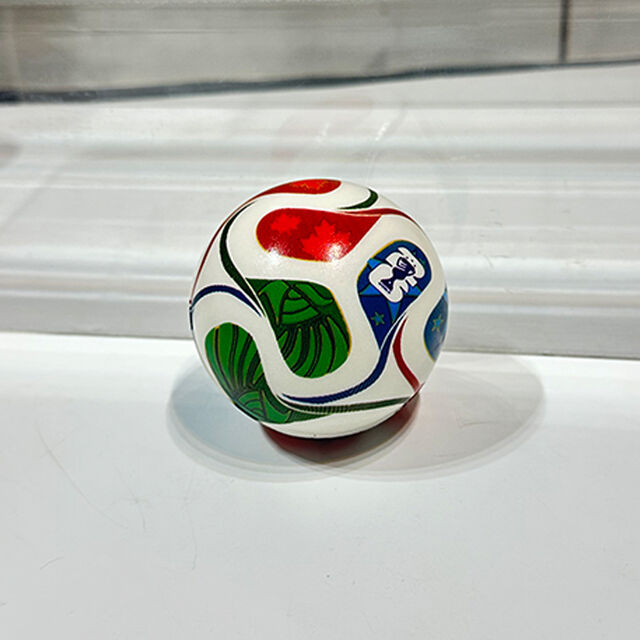 Balón de Fútbol de la Copa Mundial de la FIFA 2026 USA Canadá México, Souvenir de 6.3cm, PU, Alta Elasticidad, Juguetes Anti-Estrés Temáticos para Niños y Fans